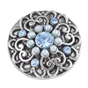 Blue fashion metal snap button wholesale metal snap button