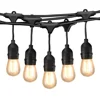 outdoor 32FT Connectable commercial grade christmas decoration light S14 vintage edison bulb led string lights