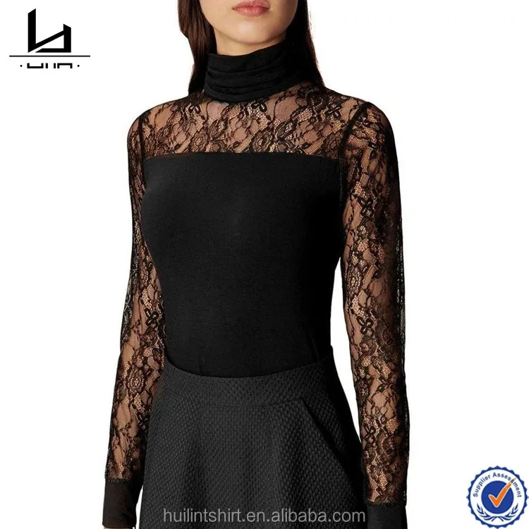 ladies turtleneck with back zipper