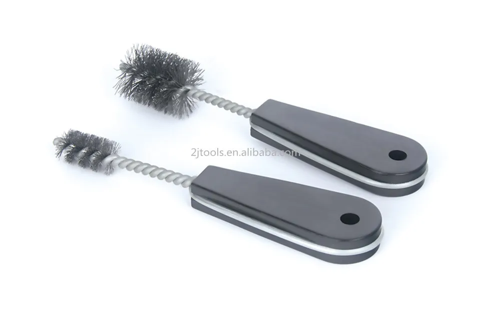 Plastique Poignée Handbürste Fil Brosse Acier Inoxydable 0,35 mm Garanti
