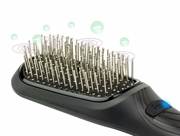 Portable Ionic Hair Brushes Electric Comb Ionic Styling Brush Battery