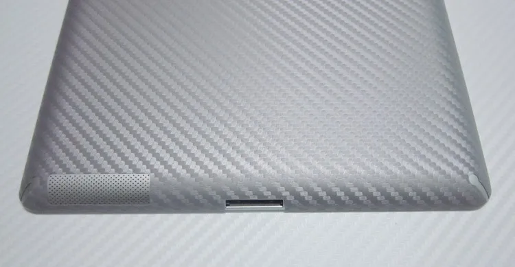 深圳热卖时尚贴花黑色白色银碳纤维乙烯贴纸包装 ipad 全身保护皮肤