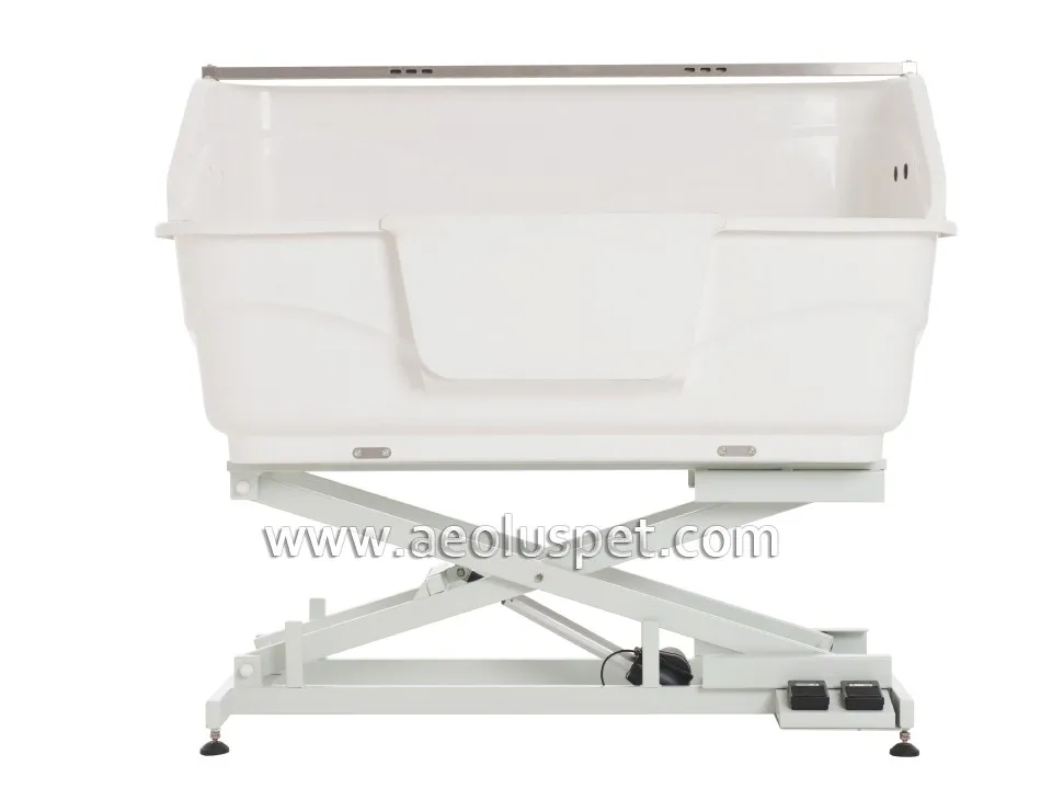 Btf180e Fiberglass Pet Tub Electric Lifting Dog Grooming Bathtub Pet