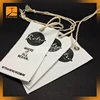 button envelope printed garment label tag/cardboard clothing labels/cardboard hang tag printing