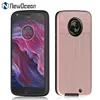 2018 New design Brushed line PC + TPU Hybrid protect 2 in 1 Slim Armor mobile phone case for MOTO X4