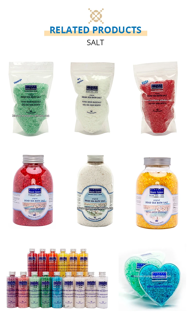 Private Label Dead Sea Cosmetics Different Colors And Fragrances