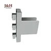 1" Slotted Channel Chrome 15*30mm Rectangular Pipe Holder Bracket Metal Square Tube Straight Support Brackets
