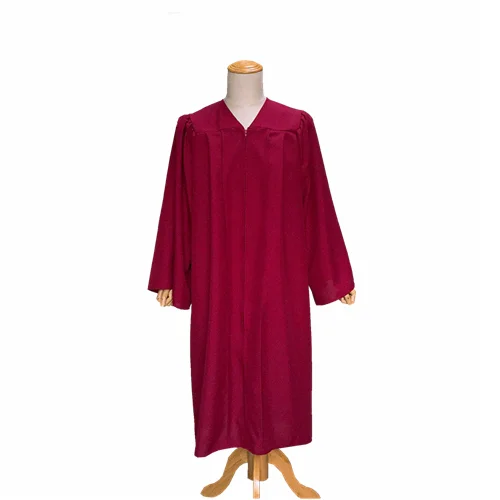 High Quality Matte Maroon Choral Robe Church Gown - Buy Church Gown ...