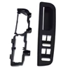 Free Shipping! Front Left Switch Bezel Handle Trim Bracket For VW Passat MK4 Set of 2 Black
