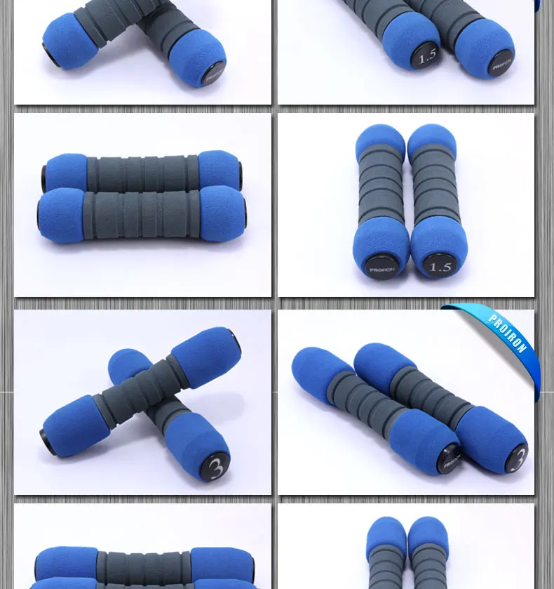 Fitness equipment Soft Foam Hand Weight Dumbbells with beautiful colors
