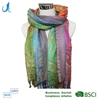 Rainbow Fashion Cashmere Scarf Latest 