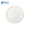 Polystyrene white rosette designs EPS foam carved ceiling rose medallion for interior decoration