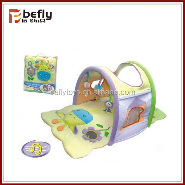 Round Baby Playing Mat With Hanging Toy - Buy Baby Playing Mat,Round