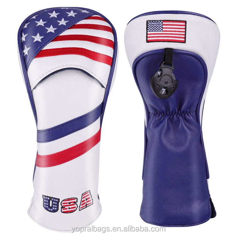 Usa 3 5 Golf Club Headcover White Vintage Retro Patriotic Golf Head ...