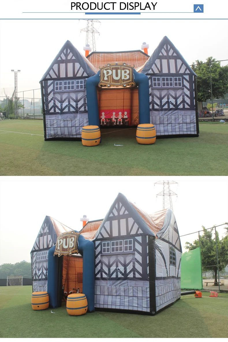 Outdoor Party Event Used Inflatable Irish Pub Bar House Inflatable Irish Pub Tent Party