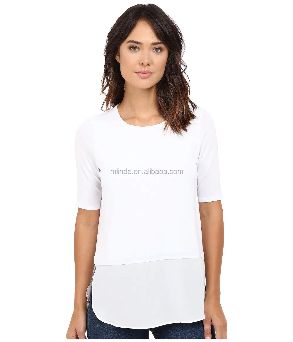camiseta licra blanca mujer
