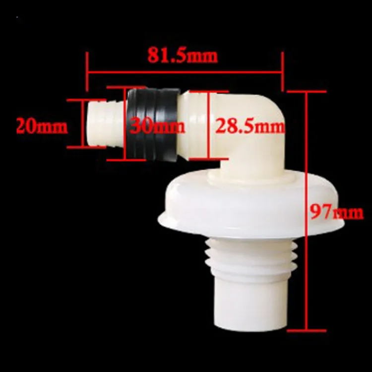 Washing Machine Dishwasher Outlet Hose Connector Drain Hose Coupling