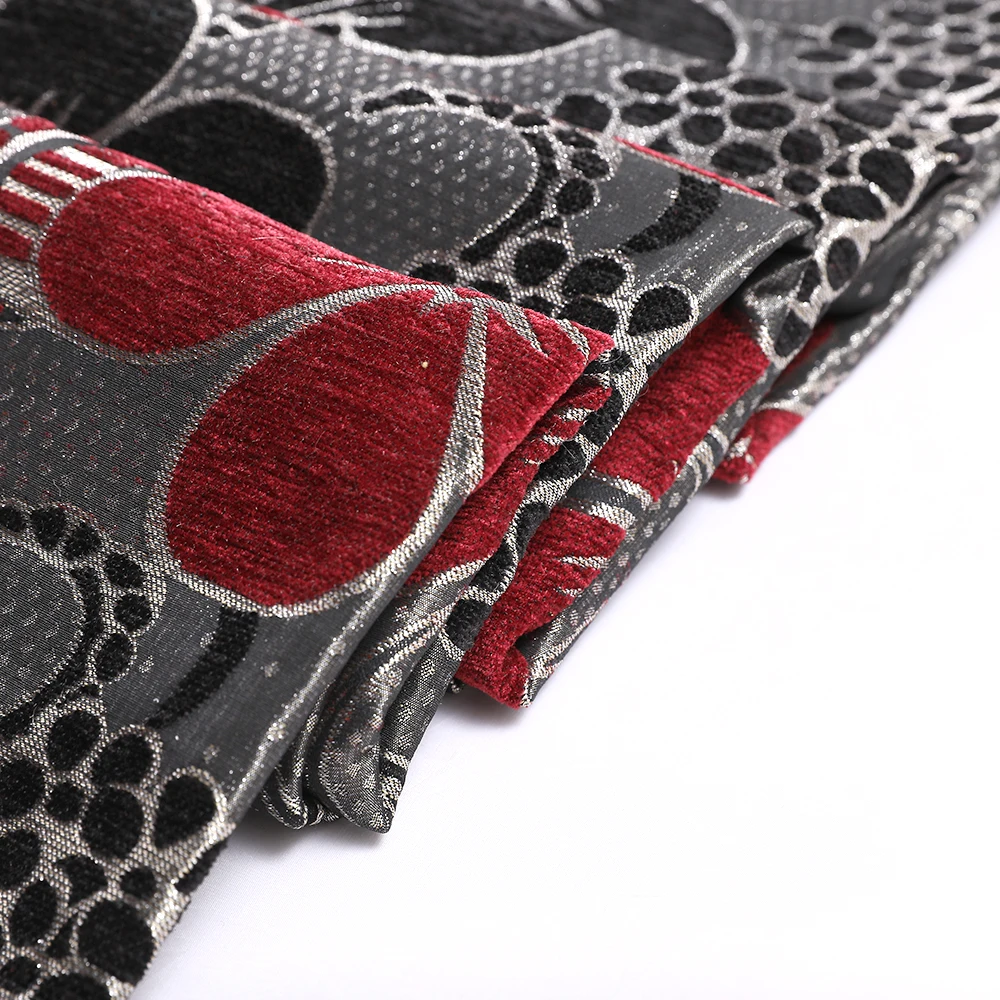 Woven Glitter Patterned Upholstery Chenille Microfiber Fabric Buy