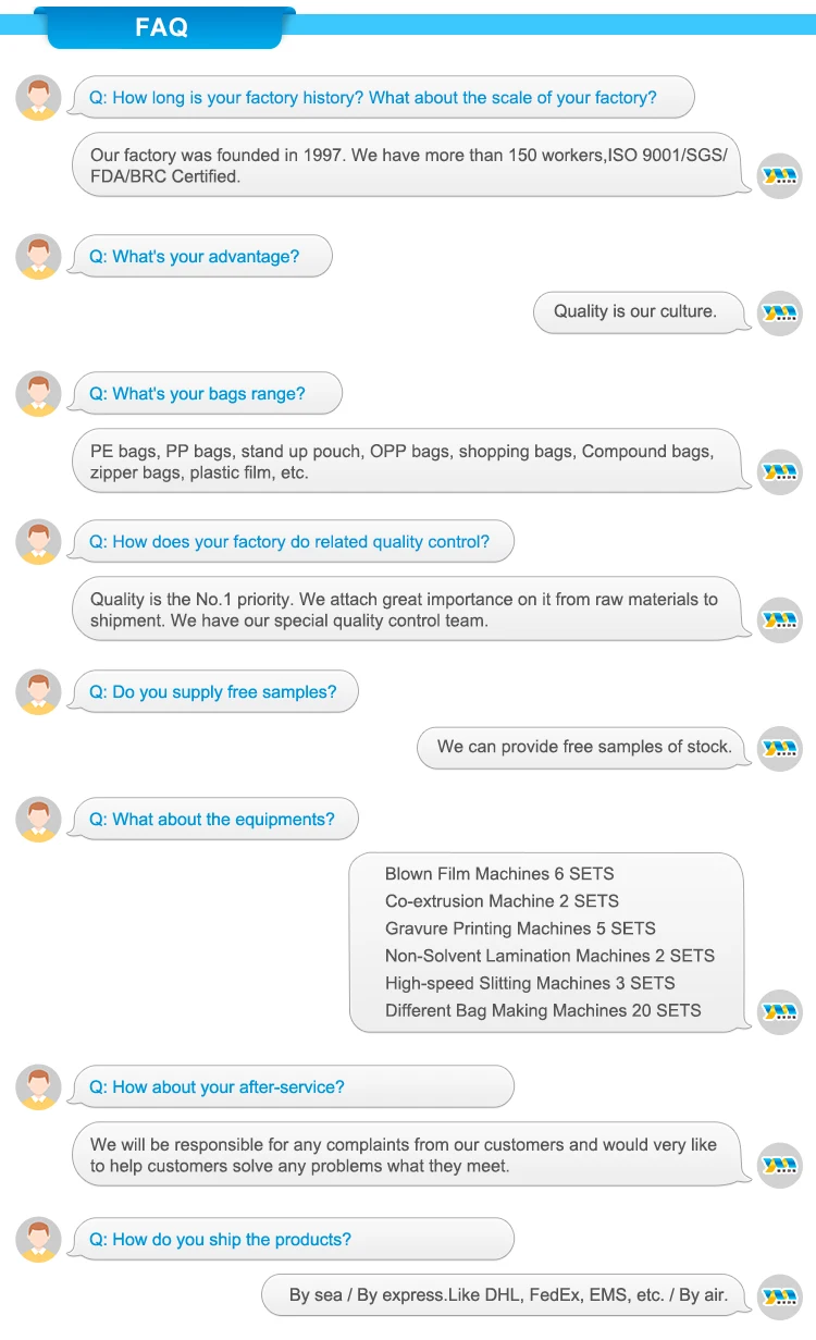 New design custom potato chips bag plastic instant food packaging