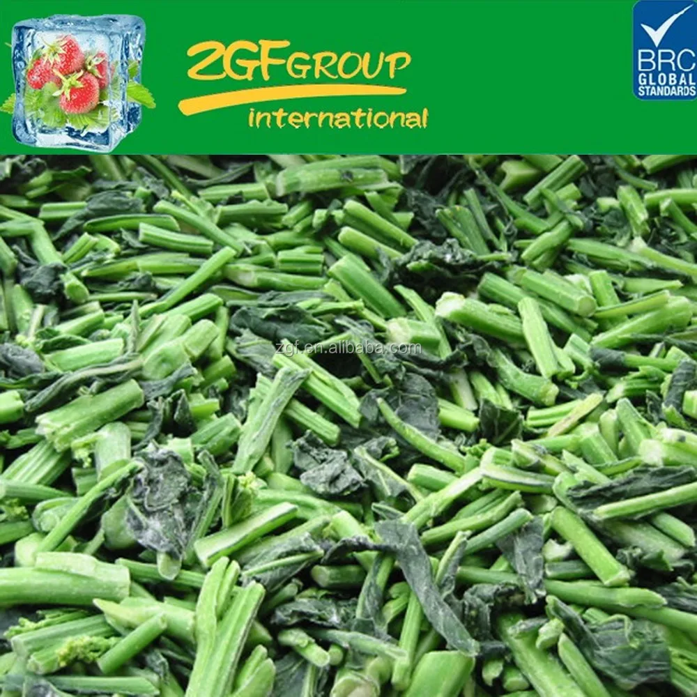 iqf high quality frozen cut choy sum 3-5cm
