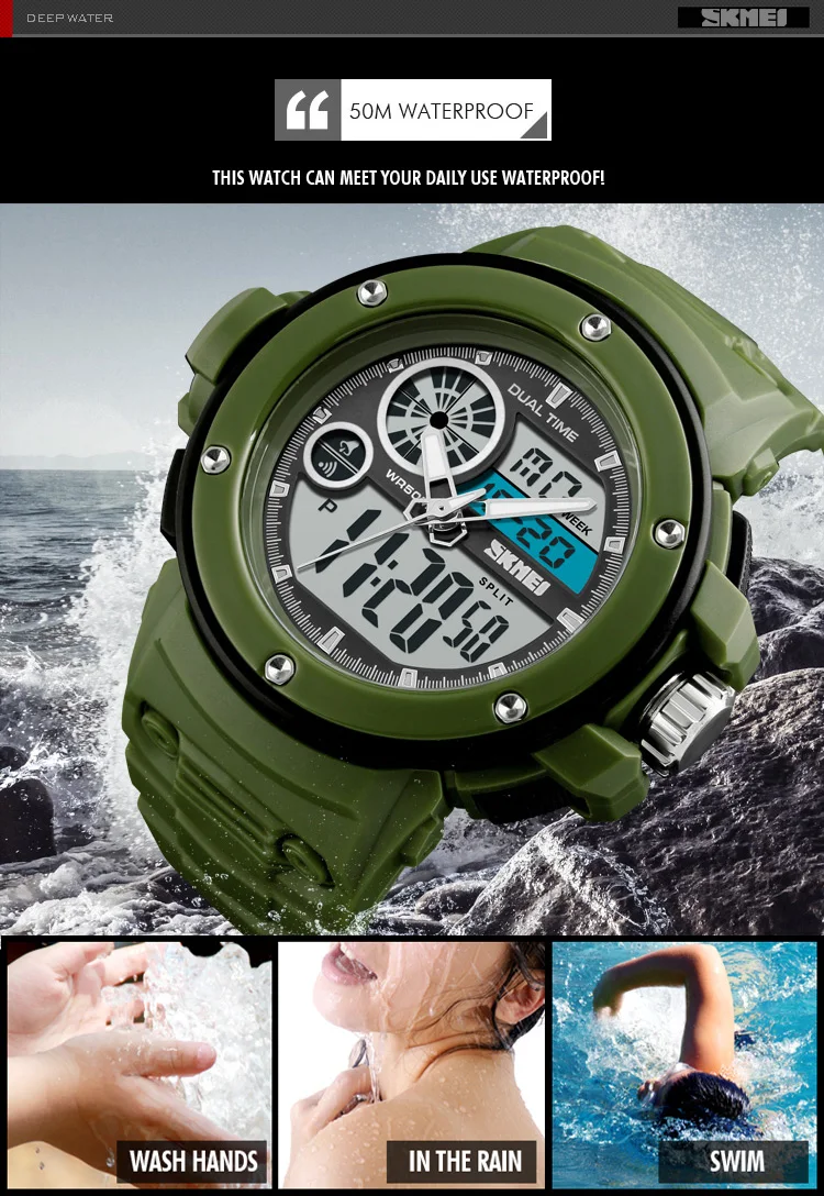 Skmei Digital Swimming Watch Instructions Manual Montre Homme - Buy