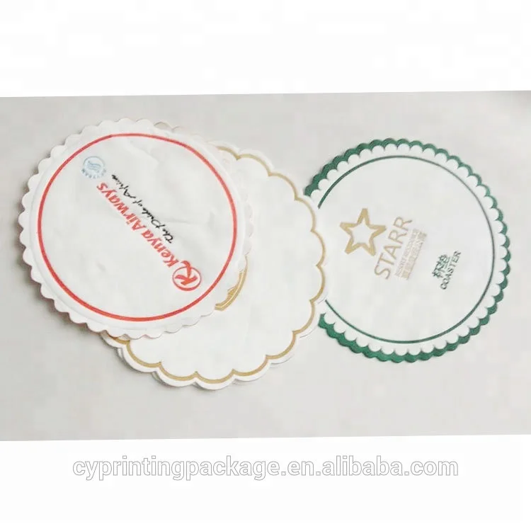 Ecofriendly Paper Coaster Promotional Disposable Paper Absorbent Coaster Buy Disposable Paper
