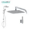 Wall Mount Luxury Rain Shower Set System with shower heads