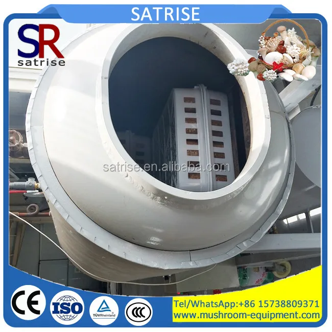 Double door mushroom autoclave steam sterilizer
