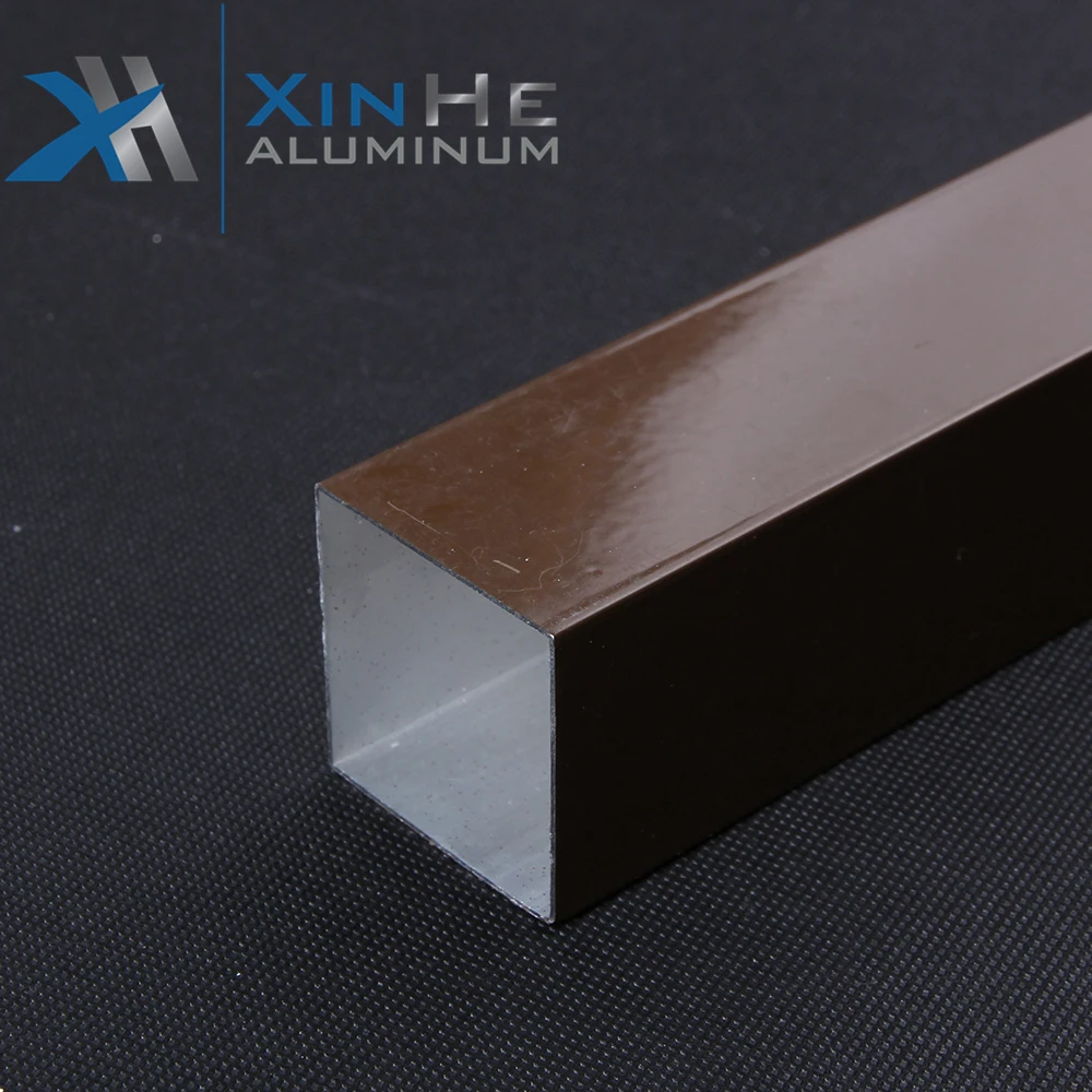 Ral 9016 Powder Coating 10mm 25mm Extruded Aluminium Alloy 6061 Square