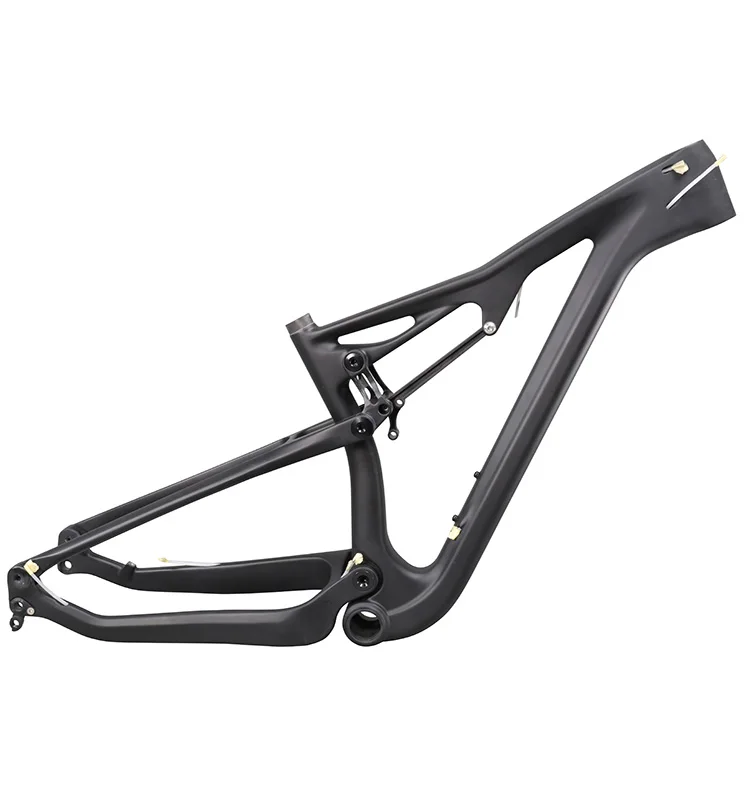 carbon fiber full suspension mountain bike frame