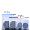 Clear poly PE LDPE ziplock plastic mini bag for snack