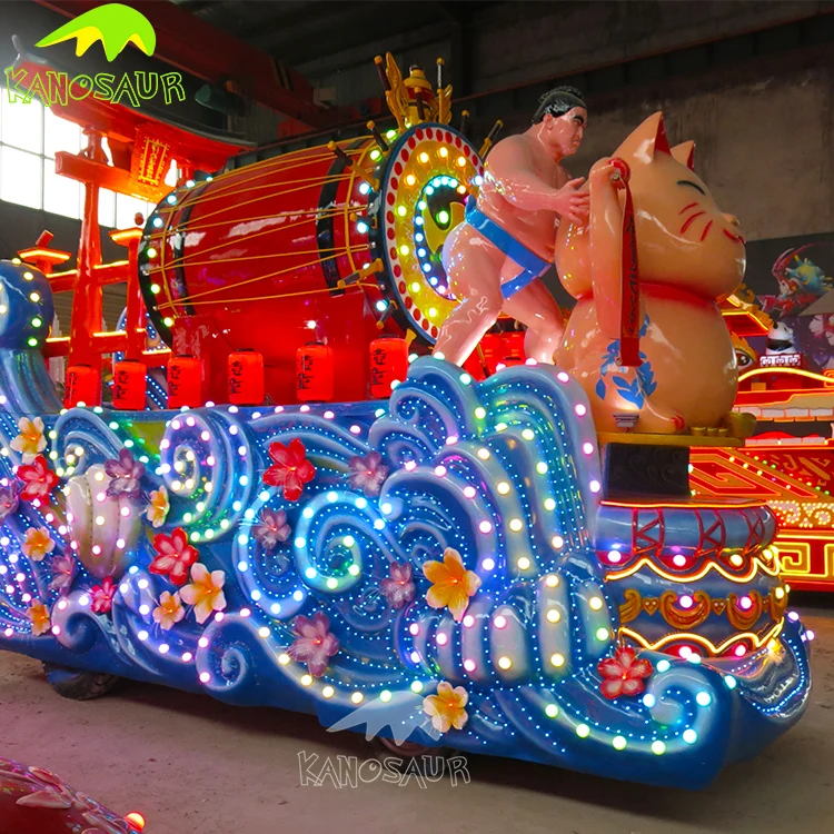 Kanosaur2203 Cartoon Float For Parade Decorated Vehicle Parade