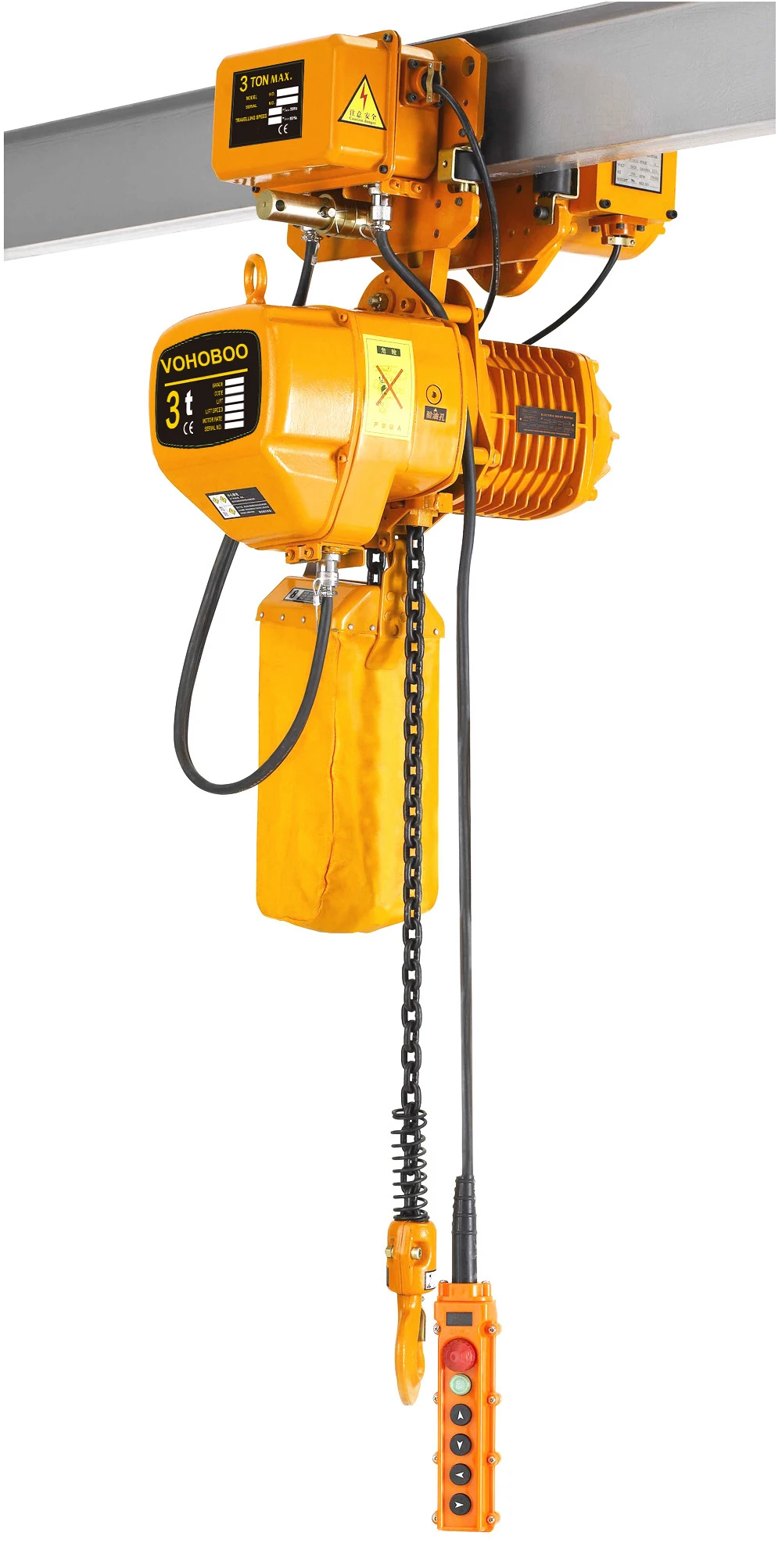 Hhbb Types 2 Ton Mini Electric Chain Hoist - Buy Hoist,2 Ton Electric ...