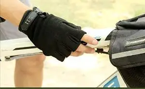 Woisha Autumn And Winter Warm Full Touch Riding Plus Cashmere Touch Screen Gloves