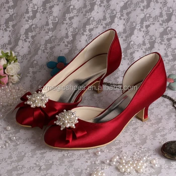 21 colores) vino rojo mujeres bajo los talones zapatos de novia