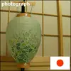 Japanese handcrafts object paper lantern for room decoration H46.0x W28.0cm
