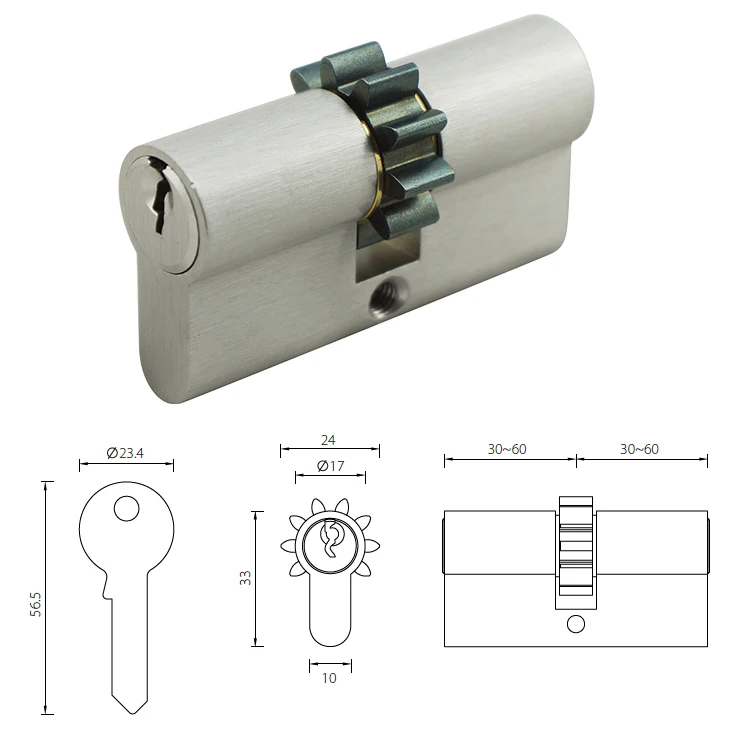 UNITY ECS-GC Master Key EN Cylinder Euro Cylinder Lock