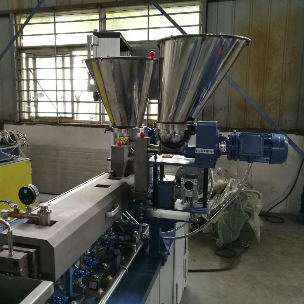 Corotating Mini/laboratory Twin Screw Plastic Sheet Extruder For