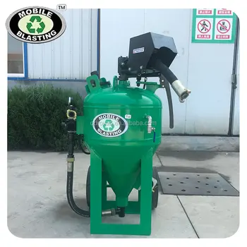 dustless sandblaster mobile blasting db500 larger