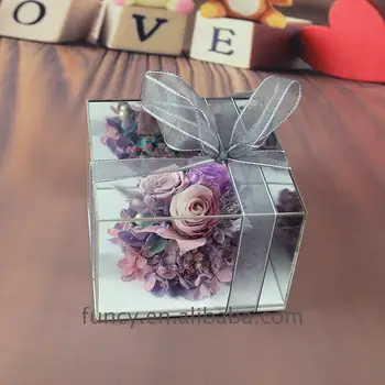 cadeau anniversaire pour femme Boite Acrylique Conservee Fleurs Meilleurs Cadeaux D Anniversaire cadeau anniversaire pour femme