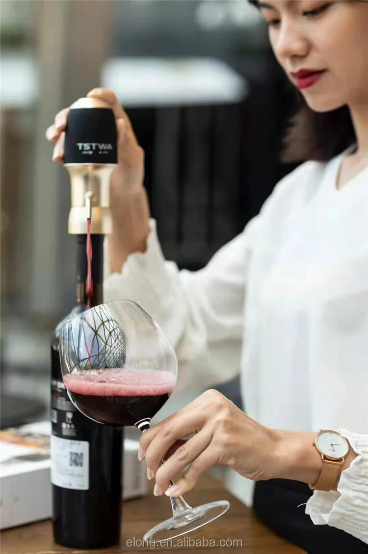 2019 New Product Aerator, Electric for Red & White Wine, Instant one-Button Wine Aerator With High Quality
