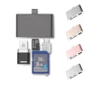Type C TF/SD card reader USB3.1 OTG HUB Adapter combo for PC Laptop Macbook and Android Cellphones