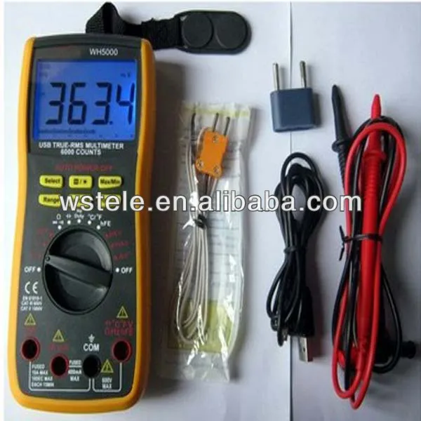 Wh5000 Multimeter With Usb Interface Buy Multimeter With Usb