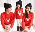 Winter family matching clothes long sleeve Christmas Holloween cotton T shirt family matching outfits Family Look