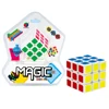 High Quality Fidget Cube Double Blister Professional High Speed 3x3 Folding Magic Cube For Kid Stress Reliever Puzzle Toys