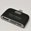 USB3.1 LED Type C OTG HUB Adapter Card Reader 4 in 1 Typ-c OTG Adapter