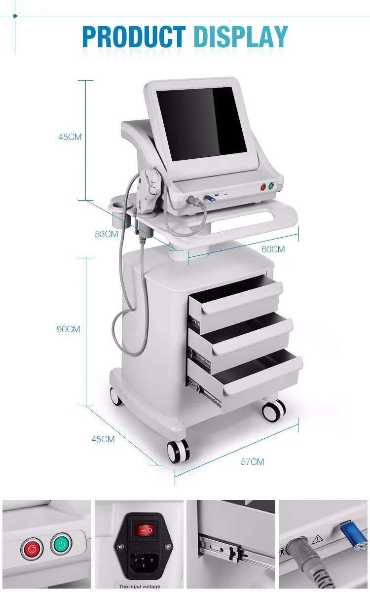 Professional medical korea smas hifu facial lifting machine