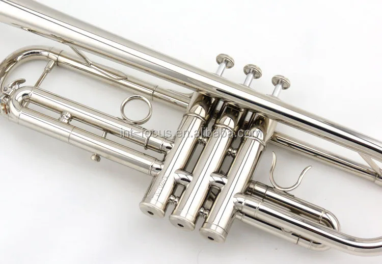 Brass Nickel Plated Student Cheap Trumpet Focus Ftr100n Bb Bass