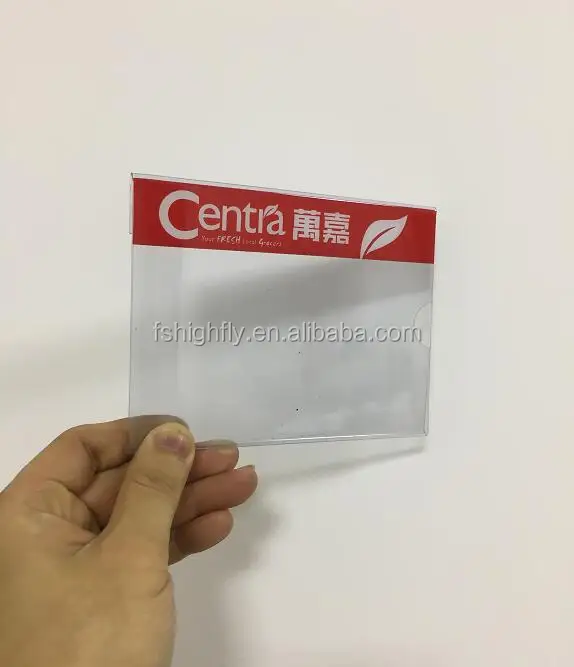 Clear Plastic Price Pvc Tap Holders With 1 4 Size Paper Buy Clear Plastic Paper Holder Plastic Price Holder Price Label Holder Product On Alibaba Com