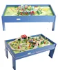 80pcs Wooden Train Set With Table